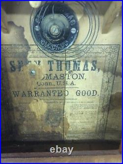 Antique Seth Thomas Clock From Conn, USA 1800s