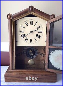 Antique Seth Thomas Clock, Made In USA/ American Clock, Thomaston, CT, Untested