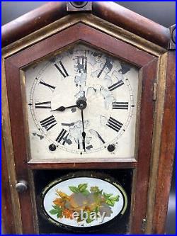 Antique Seth Thomas Clock, Made In USA/ American Clock, Thomaston, CT, With Key