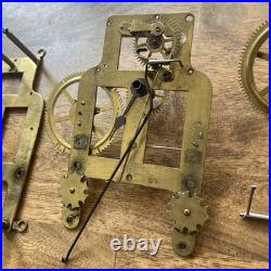 Antique Seth Thomas Clock PARTS GEARS LOT FREE SHIPPING
