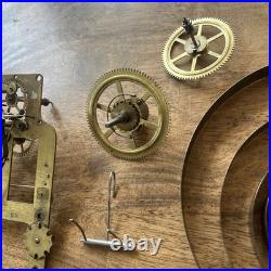 Antique Seth Thomas Clock PARTS GEARS LOT FREE SHIPPING