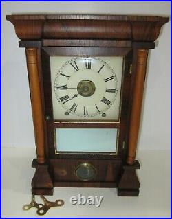 Antique Seth Thomas Column Mantle Clock With Alarm 8-Day, Time/Strike, Key-wind