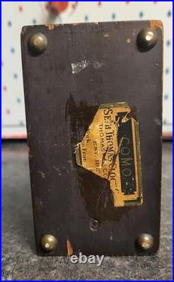 Antique Seth Thomas Como 8 Day Steeple Clock Small Desktop 5-1/4 Tall WORKS