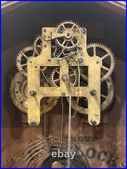 Antique Seth Thomas Cottage Clock For Parts Or Restoration