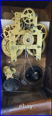Antique Seth Thomas Cottage Clock With Alarm And Chime
