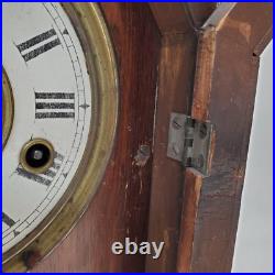 Antique Seth Thomas Cottage Parlor Weighted Mantle Clock withPainted Glass PARTS