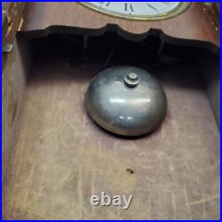 Antique Seth Thomas Cottage Parlor Weighted Mantle Clock withPainted Glass PARTS