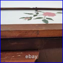 Antique Seth Thomas Cottage Parlor Weighted Mantle Clock withPainted Glass PARTS