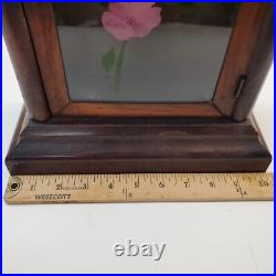 Antique Seth Thomas Cottage Parlor Weighted Mantle Clock withPainted Glass PARTS Antique Seth Thomas Cottage Parlor Weighted Mantle Clock withPainted Glass PARTS