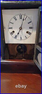 Antique Seth Thomas Cottage Style Mental Clock
