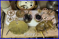 Antique Seth Thomas Crystal Regulator Clock 8-Day Time/Strike Rebuilt Movement