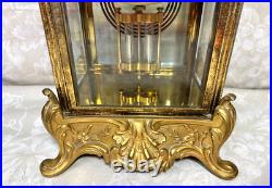 Antique Seth Thomas Crystal Regulator Clock Empire No. 10 Striking Not Running