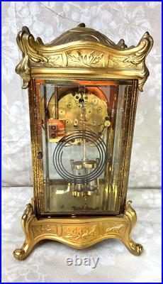 Antique Seth Thomas Crystal Regulator Clock Empire No. 10 Striking Not Running