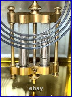 Antique Seth Thomas Crystal Regulator Clock Empire No. 10 Striking Not Running