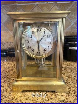 Antique Seth Thomas Crystal Regulator Empire