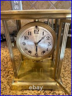 Antique Seth Thomas Crystal Regulator Empire