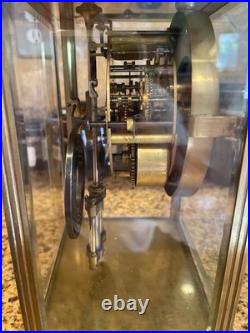 Antique Seth Thomas Crystal Regulator Empire