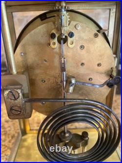 Antique Seth Thomas Crystal Regulator Empire
