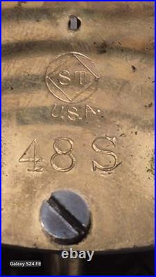 Antique Seth Thomas Crystal Regulator Mantel Clock 48S Movement (Working!)