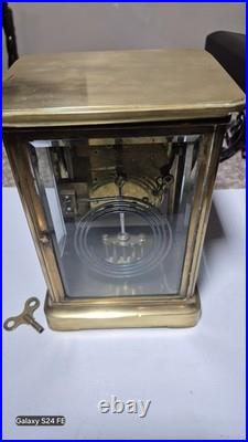 Antique Seth Thomas Crystal Regulator Mantel Clock 48S Movement (Working!)