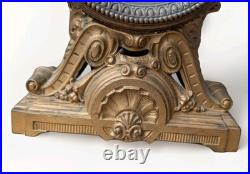 Antique Seth Thomas Desk Clock, Long Alarm, Copper/Bronze Metal case, 1909