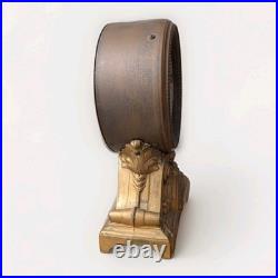 Antique Seth Thomas Desk Clock, Long Alarm, Copper/Bronze Metal case, 1909