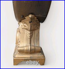 Antique Seth Thomas Desk Clock, Long Alarm, Copper/Bronze Metal case, 1909