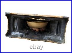 Antique Seth Thomas Desk Clock, Long Alarm, Copper/Bronze Metal case, 1909