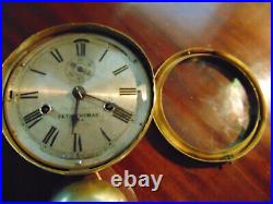 Antique Seth Thomas Detached Bell Ship Quarterdeck Clock- Runs Gauranteed