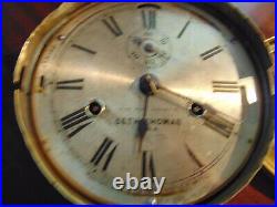 Antique Seth Thomas Detached Bell Ship Quarterdeck Clock- Runs Gauranteed