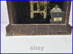 Antique Seth Thomas Ding Dong Strike Adamantine Mantel Clock (READ)
