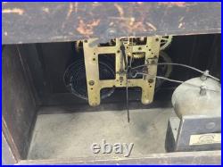 Antique Seth Thomas Ding Dong Strike Adamantine Mantel Clock (READ)