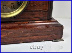 Antique Seth Thomas Ding Dong Strike Adamantine Mantel Clock (READ)