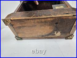 Antique Seth Thomas Ding Dong Strike Adamantine Mantel Clock (READ)