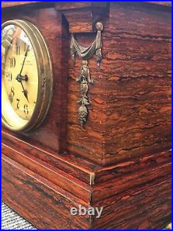 Antique Seth Thomas Ding Dong Strike Adamantine Mantle Clock