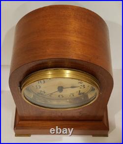 Antique Seth Thomas Doric Inlaid Mantel Clock 8-Day, Time/Strike, Key-wind