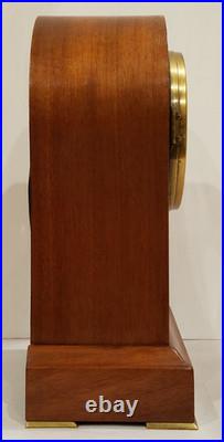 Antique Seth Thomas Doric Inlaid Mantel Clock 8-Day, Time/Strike, Key-wind