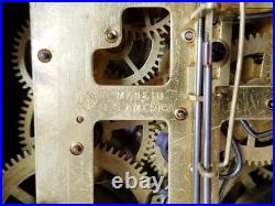 Antique Seth Thomas Doric Inlaid Mantel Clock 8-Day, Time/Strike, Key-wind