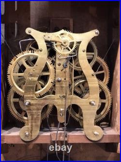 Antique Seth Thomas Double Dial, Calendar Strikes Clock, 2 Weight Driven Antique Seth Thomas Double Dial, Calendar Strikes Clock, 2 Weight Driven