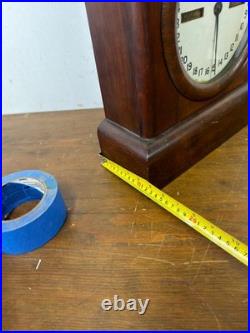 Antique Seth Thomas Double Dial calendar Clock clean 19th century case large