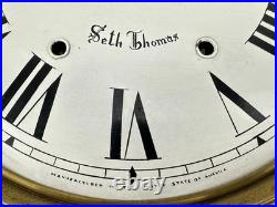 Antique Seth Thomas Drop Octagon Schoolhouse Wall Clock 8 Day Time Strike USA