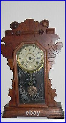 Antique Seth Thomas EASTLAKE 8-Day Kitchen Clock-For Repair or restore