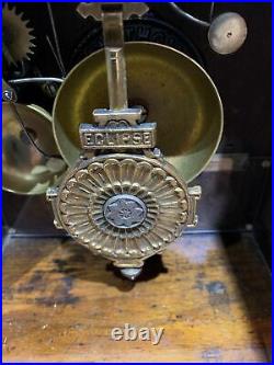 Antique Seth Thomas Eclipse Mantle Clock Working