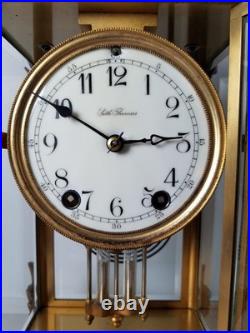 Antique Seth Thomas Empire No. 15 Crystal Regulator Clock 8-Day, Time/Strike
