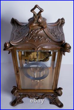 Antique Seth Thomas Empire No. 15 Crystal Regulator Clock 8-Day, Time/Strike