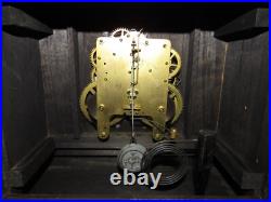 Antique Seth Thomas Faux Marble Adamantine Mantel Clock 8-Day, Time/Strike