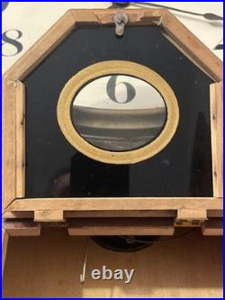 Antique Seth Thomas For Henry Birks Schoolhouse Regulator Wall Clock To Restore