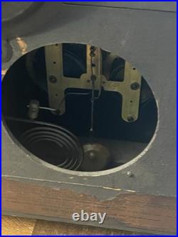 Antique Seth Thomas Four Pillar Pendulum Key Wind Footed Mantel Clock