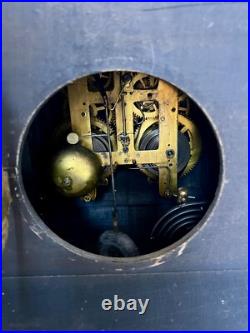 Antique Seth Thomas Four Pillar Pendulum Mantle Wined-Up Clock