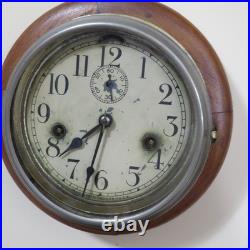 Antique Seth Thomas, Gallery Clock, Time Only, 8 Day, Runs, 8 Case